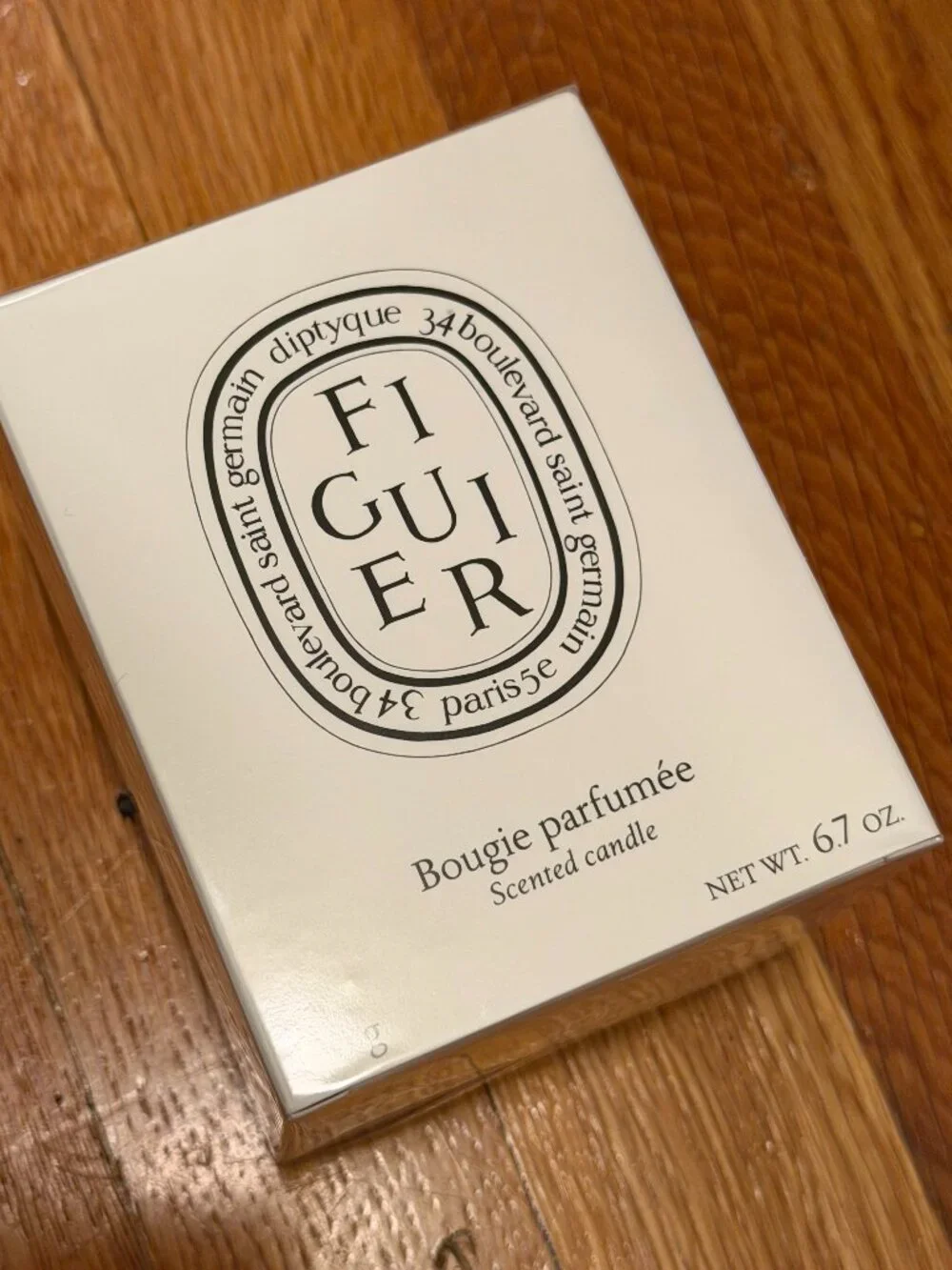 Brand New Diptyque FIGUIER Bougie Parfumee Scented Candle 6.5 oz - 190 g